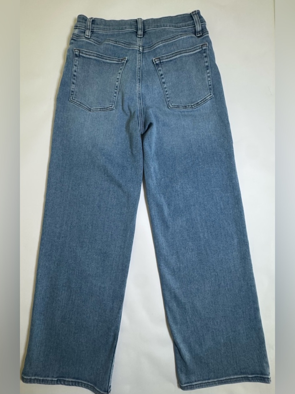 FRAME Mellow Jeans Relaxed Straight Leg Minimalist Denim - Size 28 - Picture 2 of 8